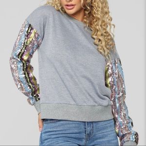 Sequins Sweatshirt